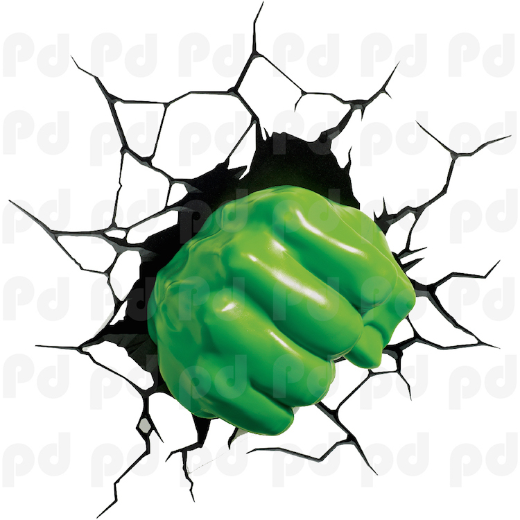Hulk Smash Wall Decal Hulk Punch Wall Vinyl Sticker Marvel Wall Sticker, s39