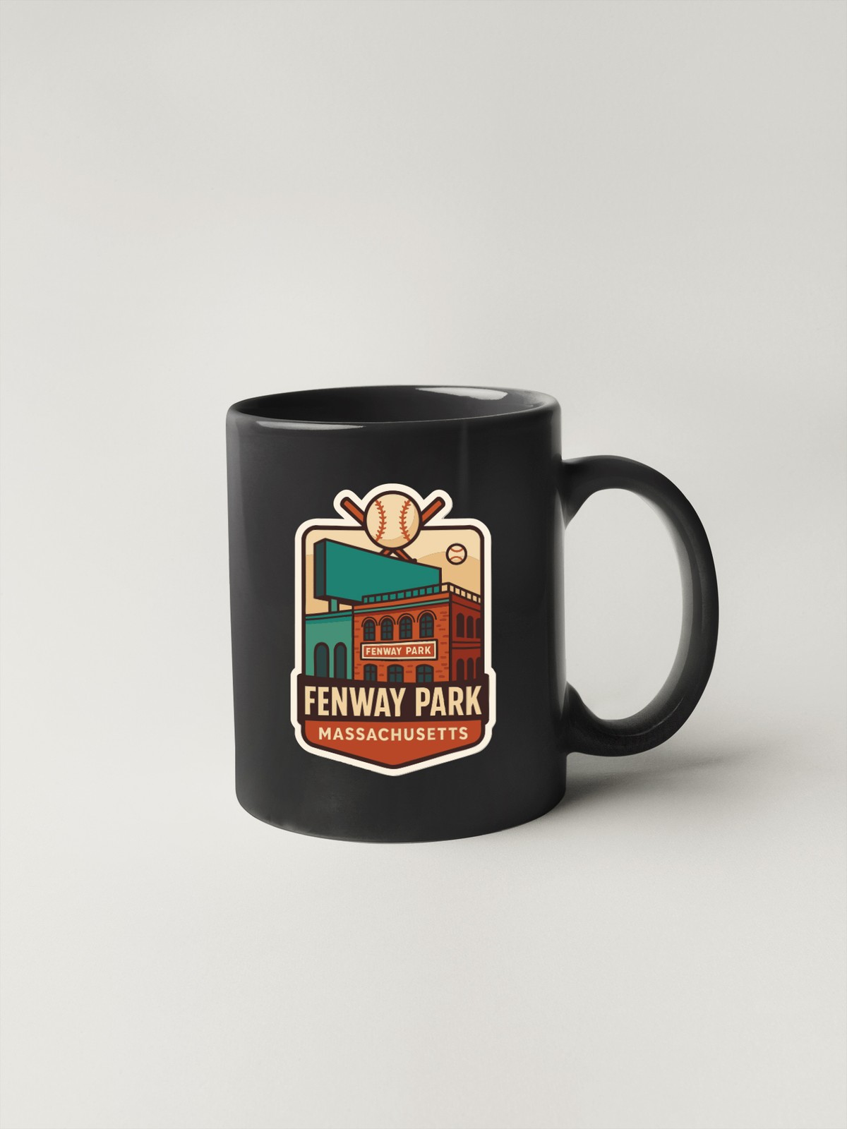 Fenway Park Massachusetts Sticker Decal Vinyl Die-Cut Symbolic Landmark Design