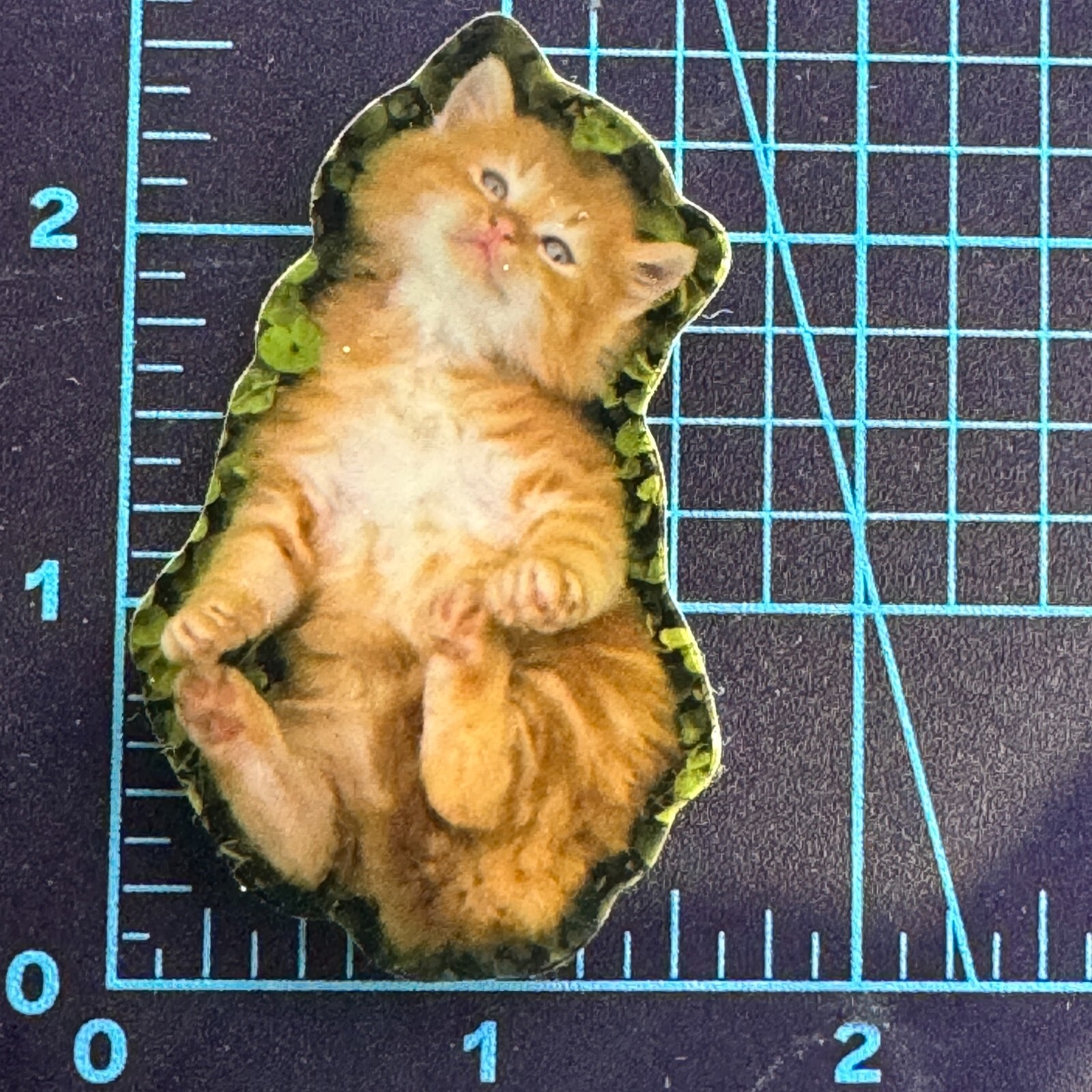 Cat With Attitude Playing In The Grass – Cat World – Vinyl Decal Sticker Bomb