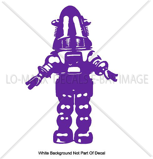 Robby The Robot Sci-Fi Forbidden Planet Sizes & Colors Die Cut Vinyl Decal