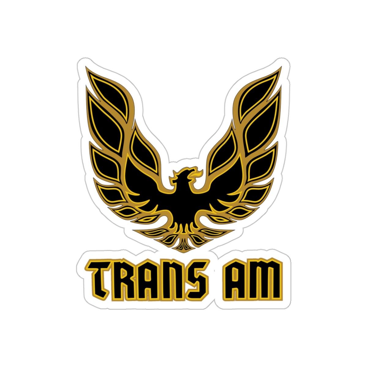 Trans Am Screaming Eagle Hood Style Clear Outdoor Rated Decal