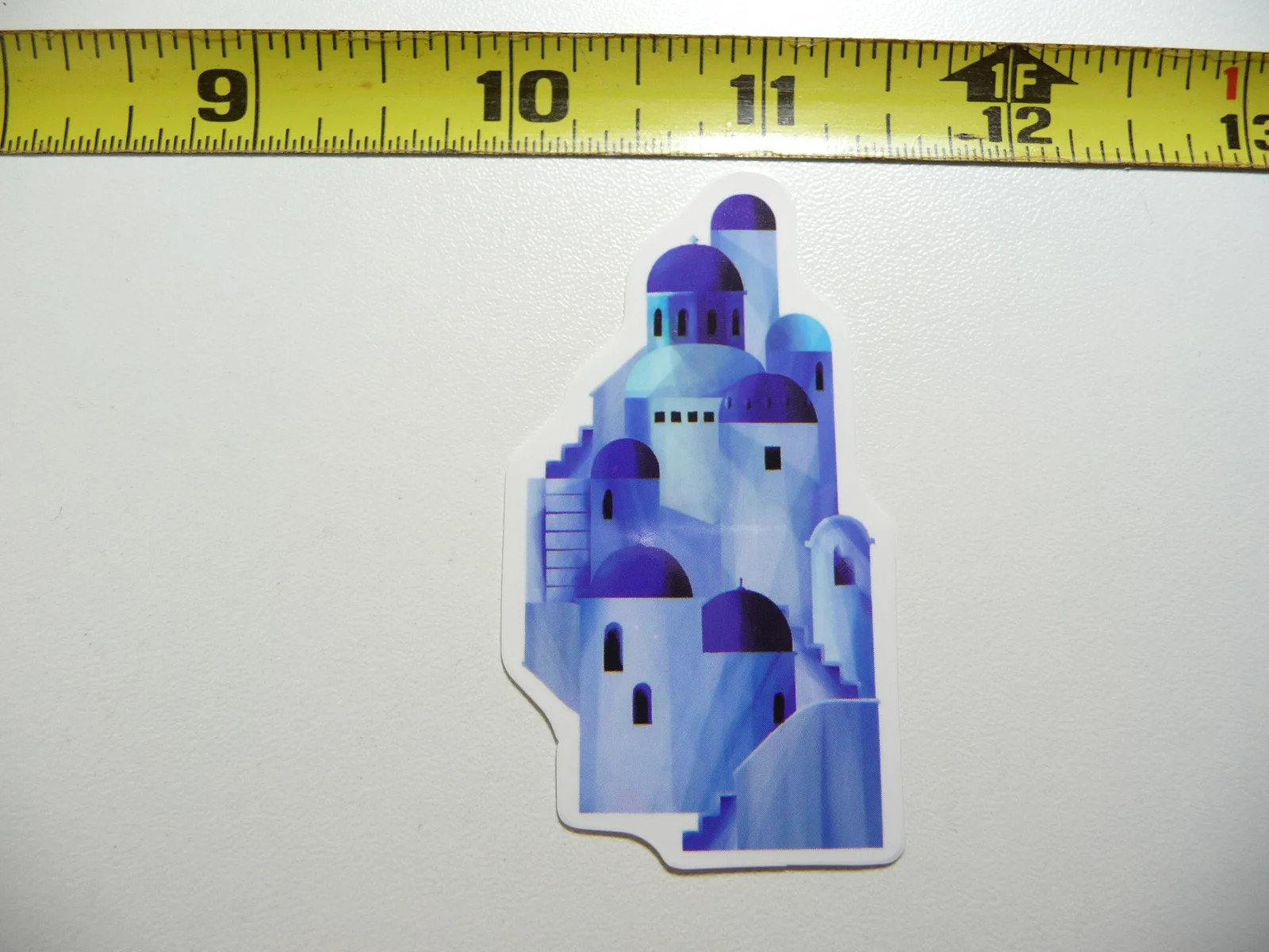 SANTORINI ISLAND GREECE SMALL STICKER DECAL LANDMARK TOURIST DESTINATION LAPTOP