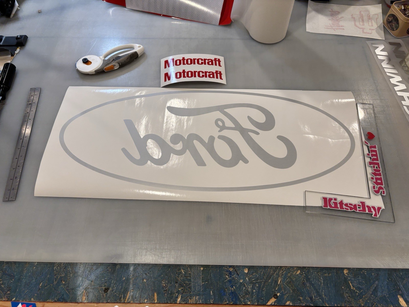 TWO Super Snake Cobra Die Cut Vinyl Decals (L/R Pair) Shelby Ford Mustang Bronco