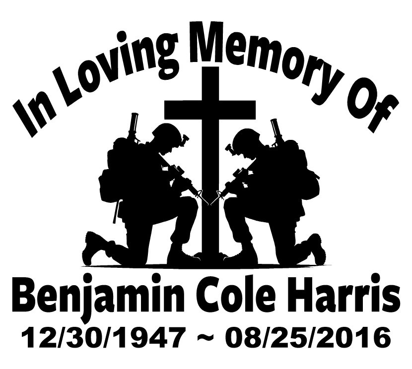 In Loving Memory Of – Military Armed Forces Sticker Decal Memorial Personalize 1