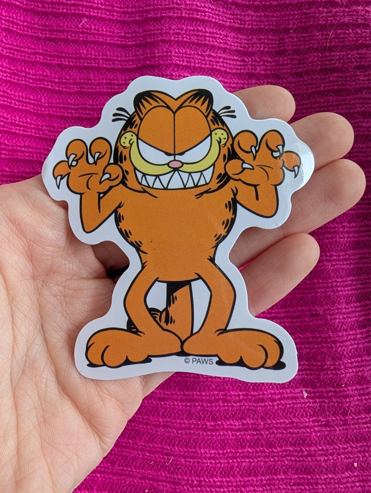 STICKER, Garfield, Sassy cat, Odis, Cartoon