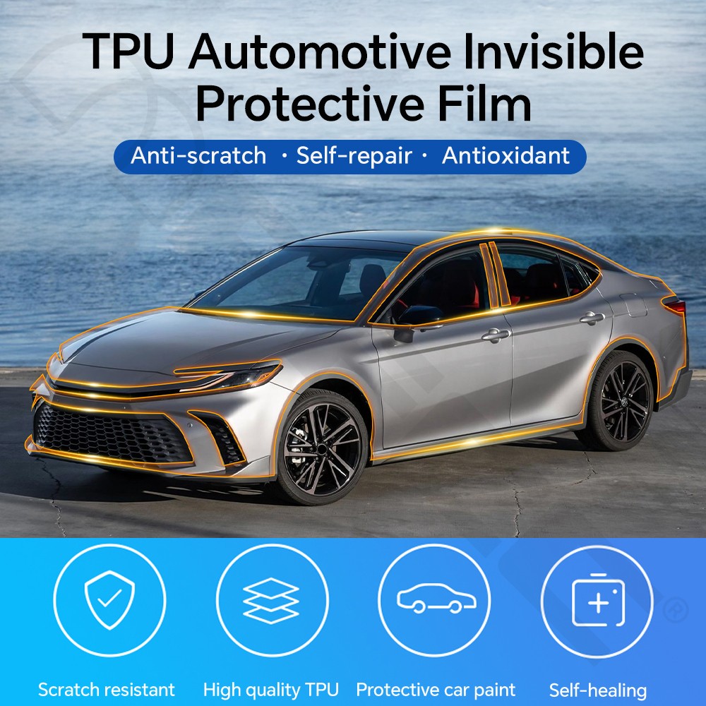 Toyota Camry 2025-UP PreCut Paint Protection Film Gloss Clear PPF TPU Kits
