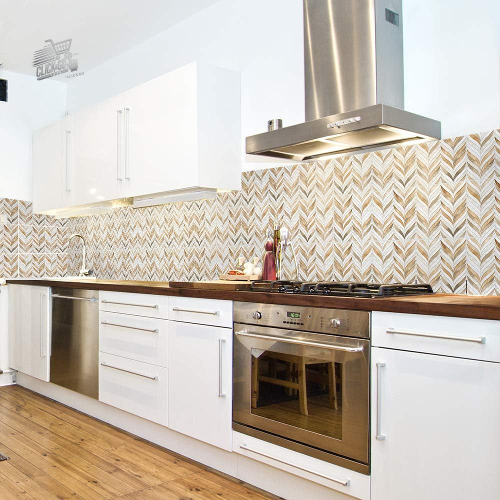Adhesive tiles walls floor 10pcs 15×15 kitchen bathroom splash guard home