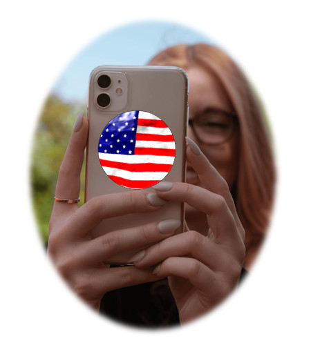 Custom Sticker Decal Photo Text Colors 3" Round Your Design Die Cut Holographic