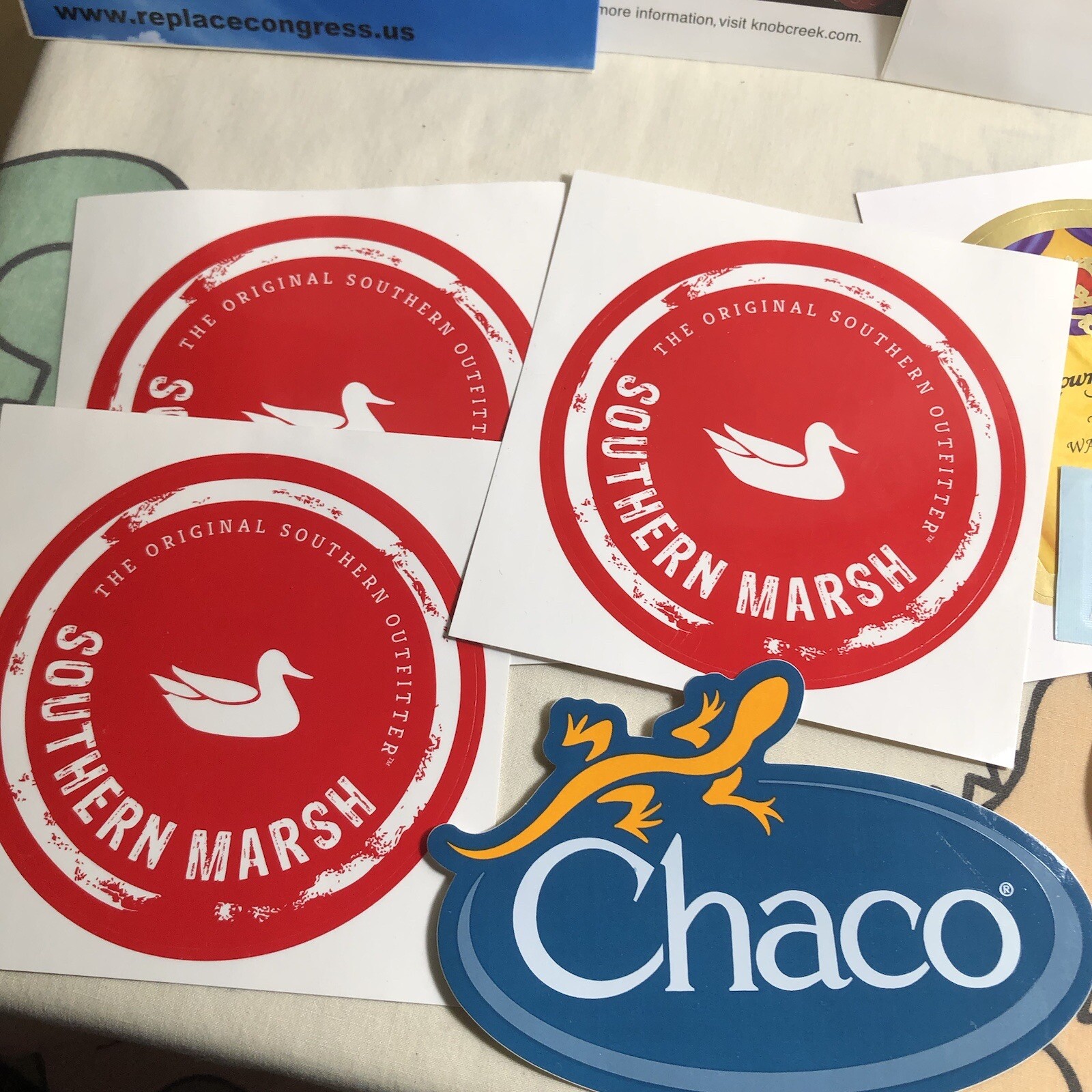 Large Sticker Lot Crown Royal Knob Creek Go Pro Patagonia Penn State Harley Huk
