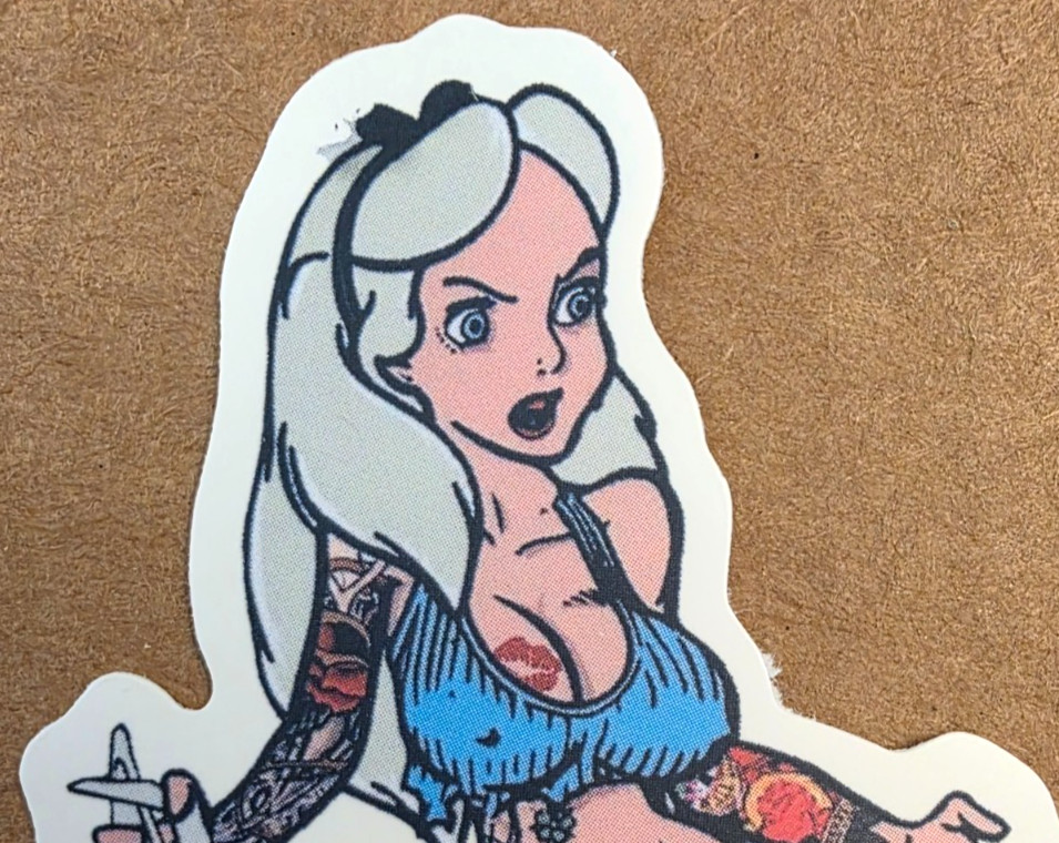 Halloween Sticker Girl Witch Vampire Ghost Zombie Bunny Punk Comic Anime Manga