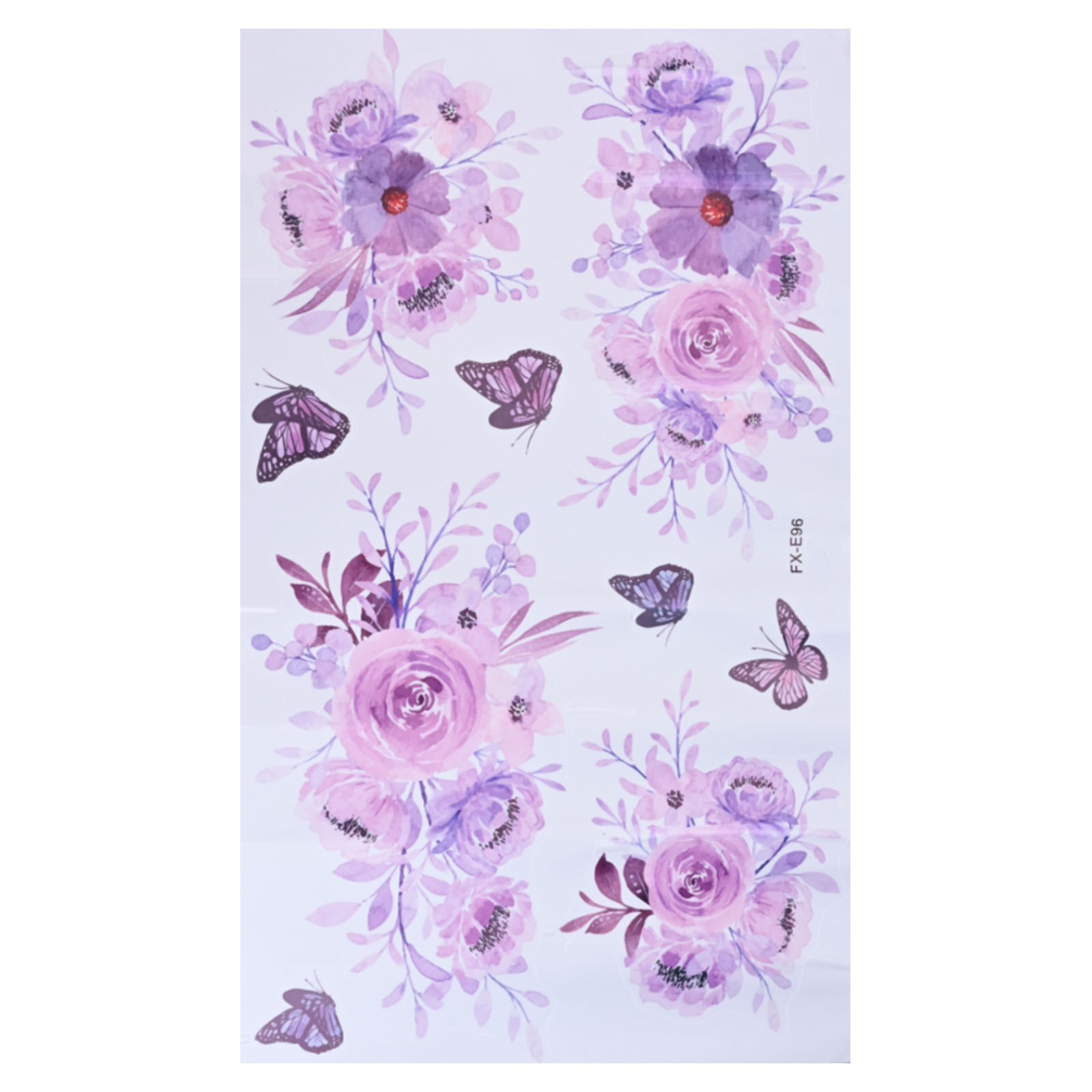 Hot New Bedroom Home Wall Stickers Art Decals Decoration Flower 35*60cm