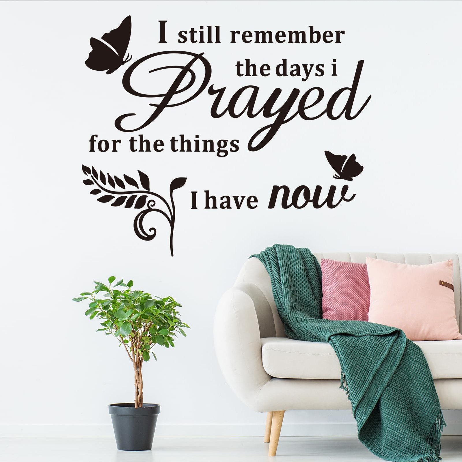 Inspirational Home Quotes Wall Decals: Family Vinyl Art Wall Stickers for Liv…