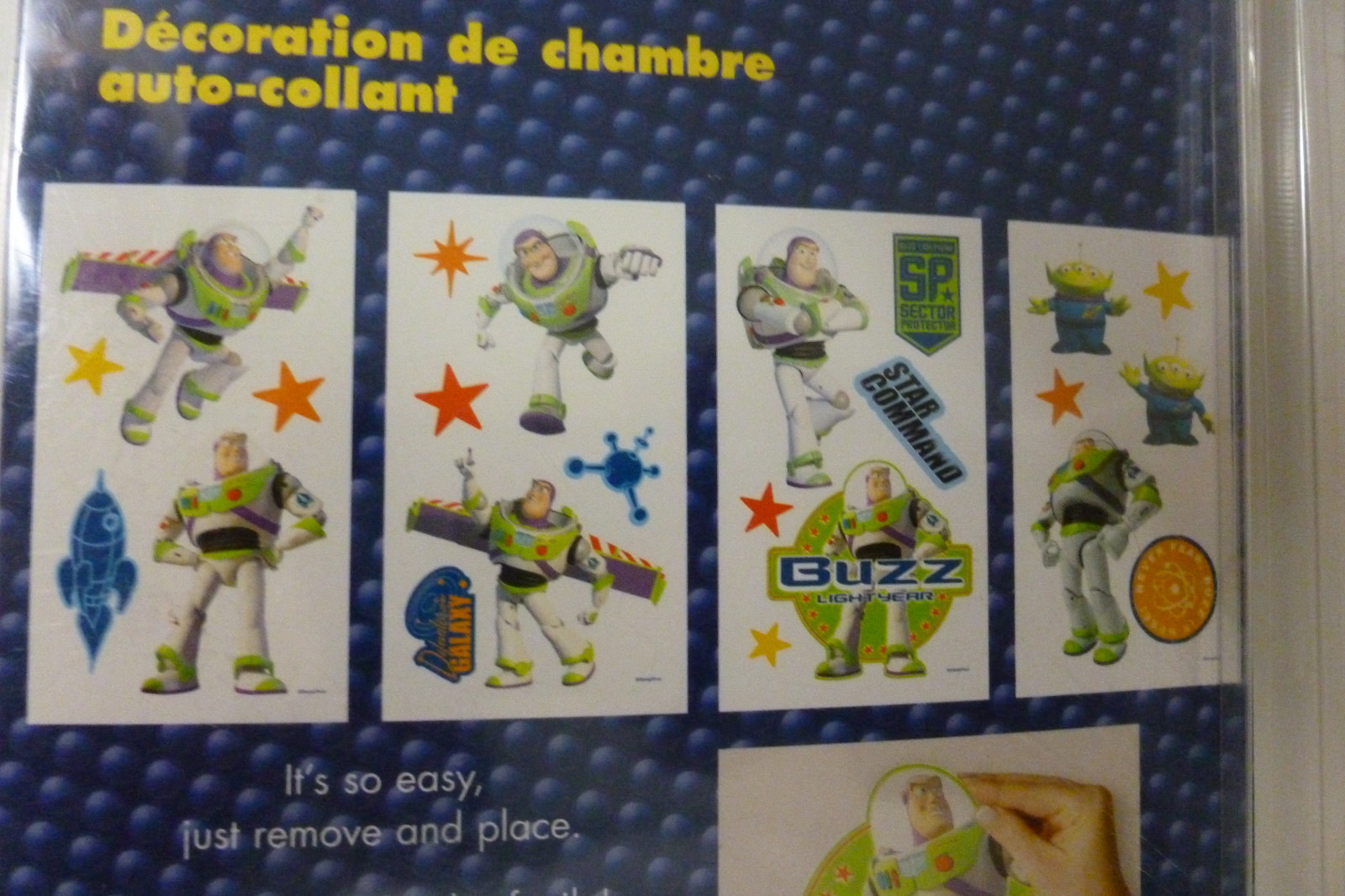 3 Winnie the Pooh Toy Story – Buzz Lightyear – Superman Peel & Stick Wall Decals