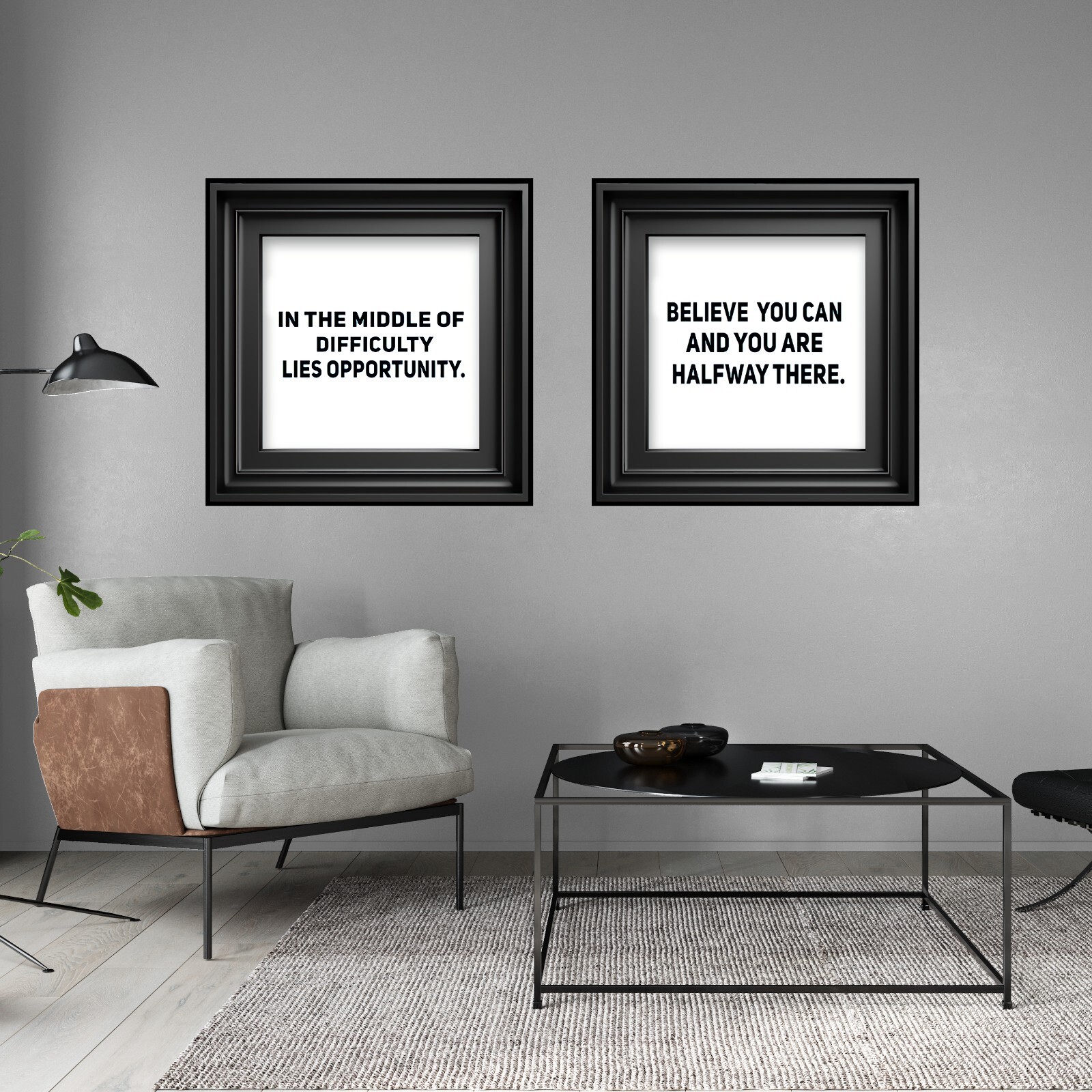 Motivational Wall Art – Peel and Stick Vinyl/removable Wall Decals. 3D illusion.