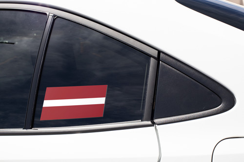 Latvia Flag Sticker Decal