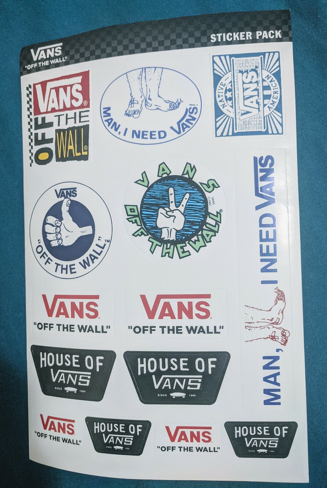Lmtd Edition VANS OF THE WALL Seoul Sticker Set Collectable New House of Vans