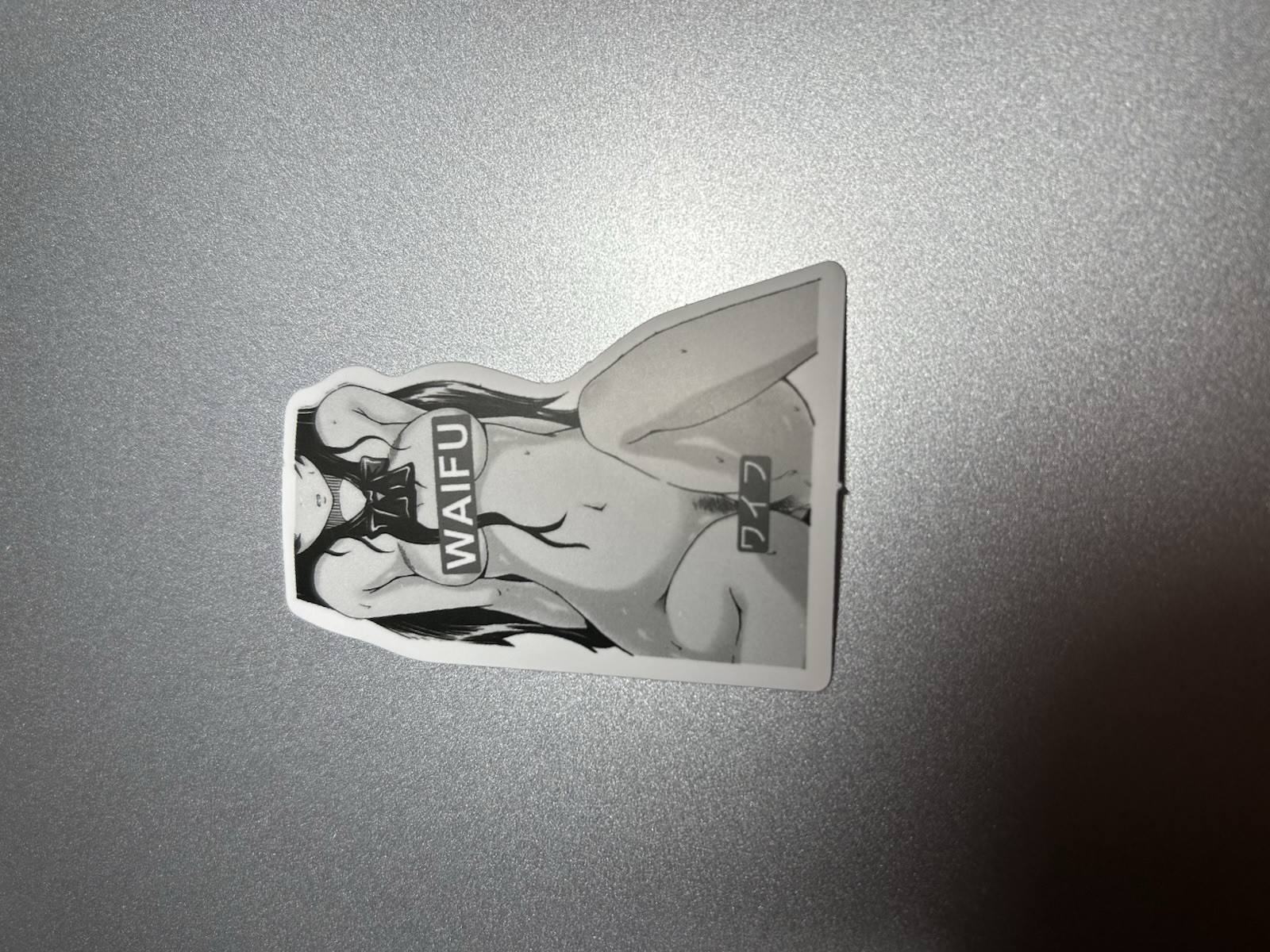 black and white waifu lewd sexy girl stickers #9