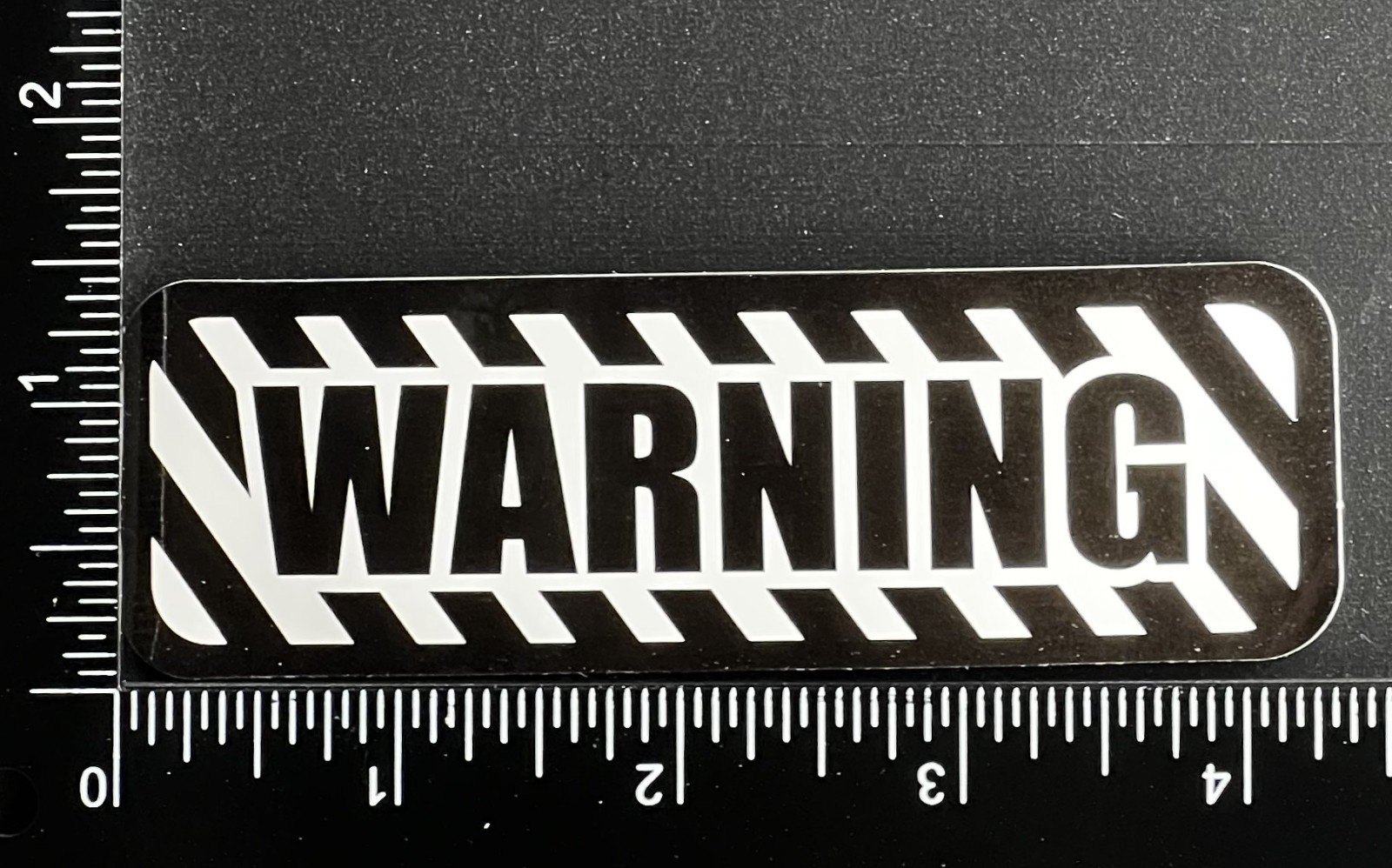 WARNING – Vinyl Sticker – Heavy Duty