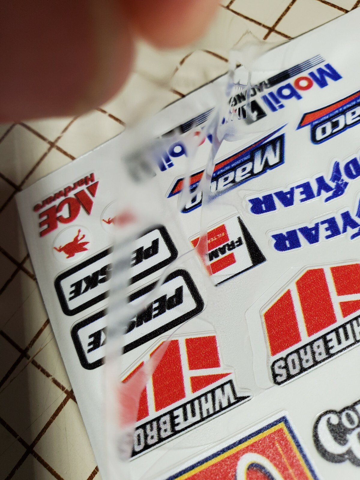 CLEAR VINYL #41 Citgo r/c car SHEET 5-R/C MODEL Decal 1/16th-1/12-1/10-DIE CUT