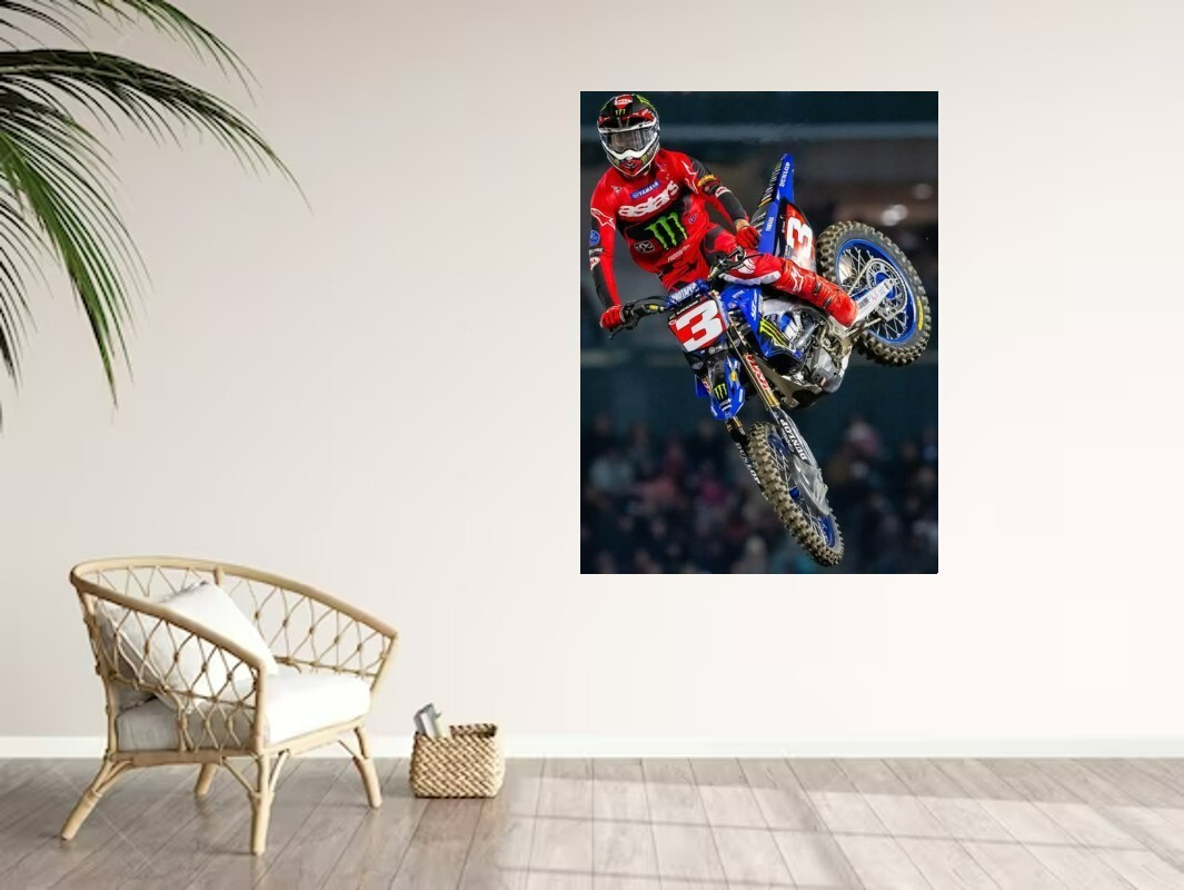 ELI TOMAC Supercross Wall Vinyl Decal Graphic Removable Adhesive Backing Poster