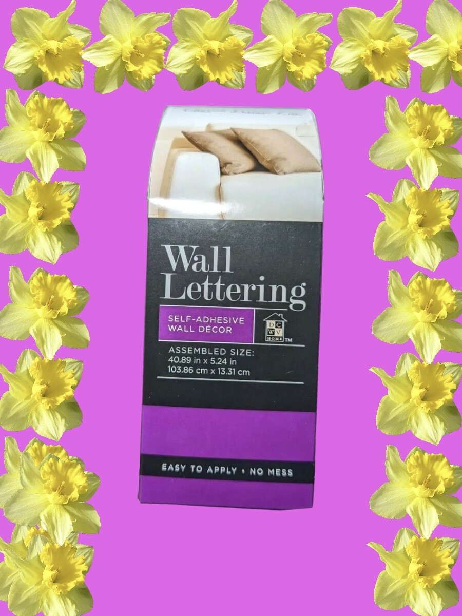 Wall Art CHERISH DREAM LIVE Decal Words Wall Letters Sticker Home Decor 40"