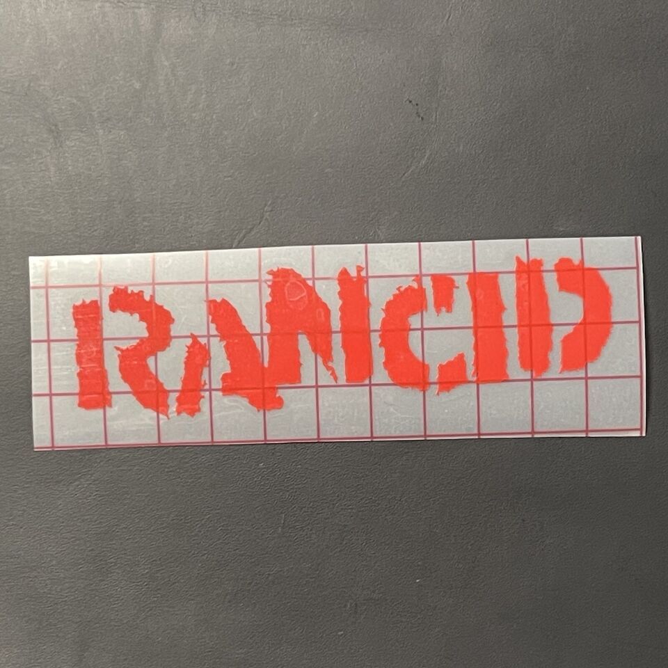 Rancid Car Decal Vinyl Band Logo Glossy Bumper Sticker Hardcore Punk Rock