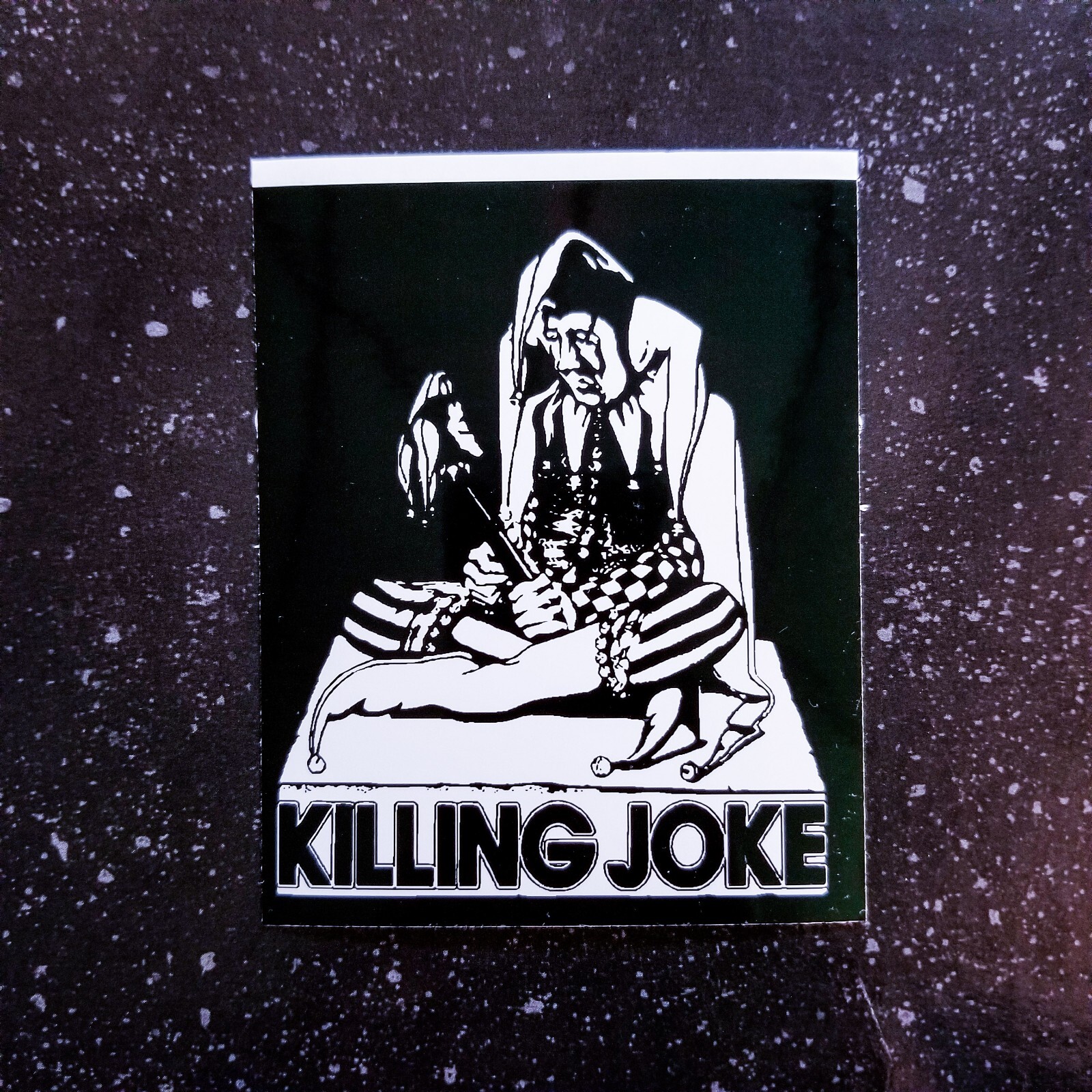 🦇 Killing Joke Jester 4 x 3" Waterproof Vinyl Goth Sticker [💪 HQ Durability]