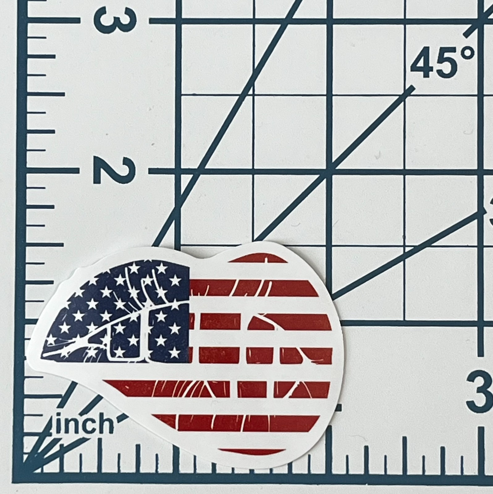 American Flag Vinyl Sticker Patriotic USA Decal United States Stars and Stripes