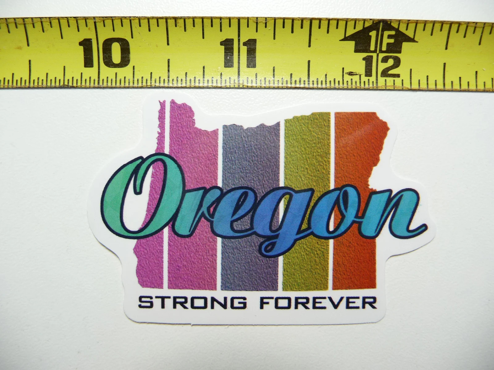OREGON STRONG STATE OUTLINE SMALL STICKER DECAL PRIDE SOUVENIR TRAVEL MEMORIES