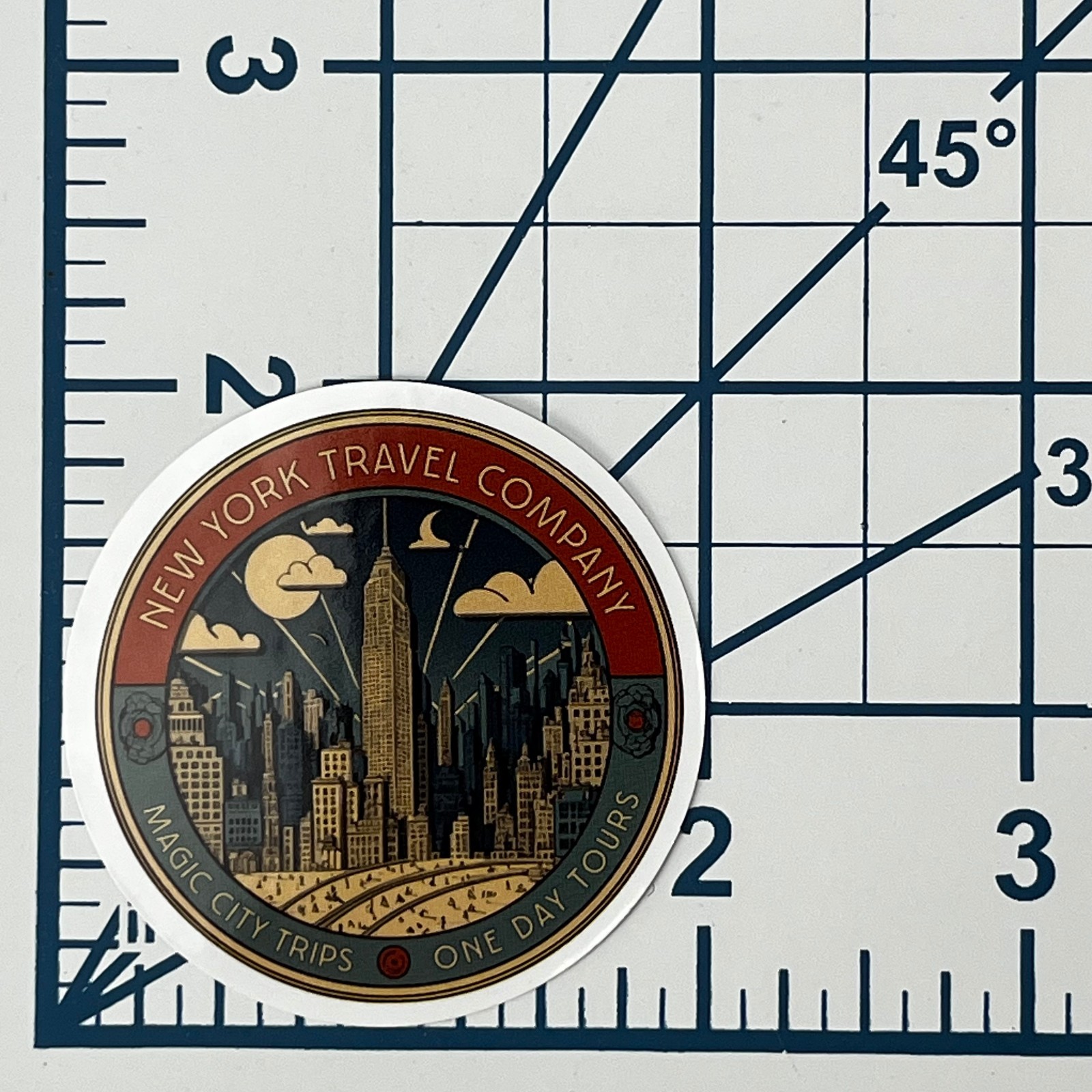 Empire State Building Vinyl Sticker New York City Travel Souvenir Die Cut