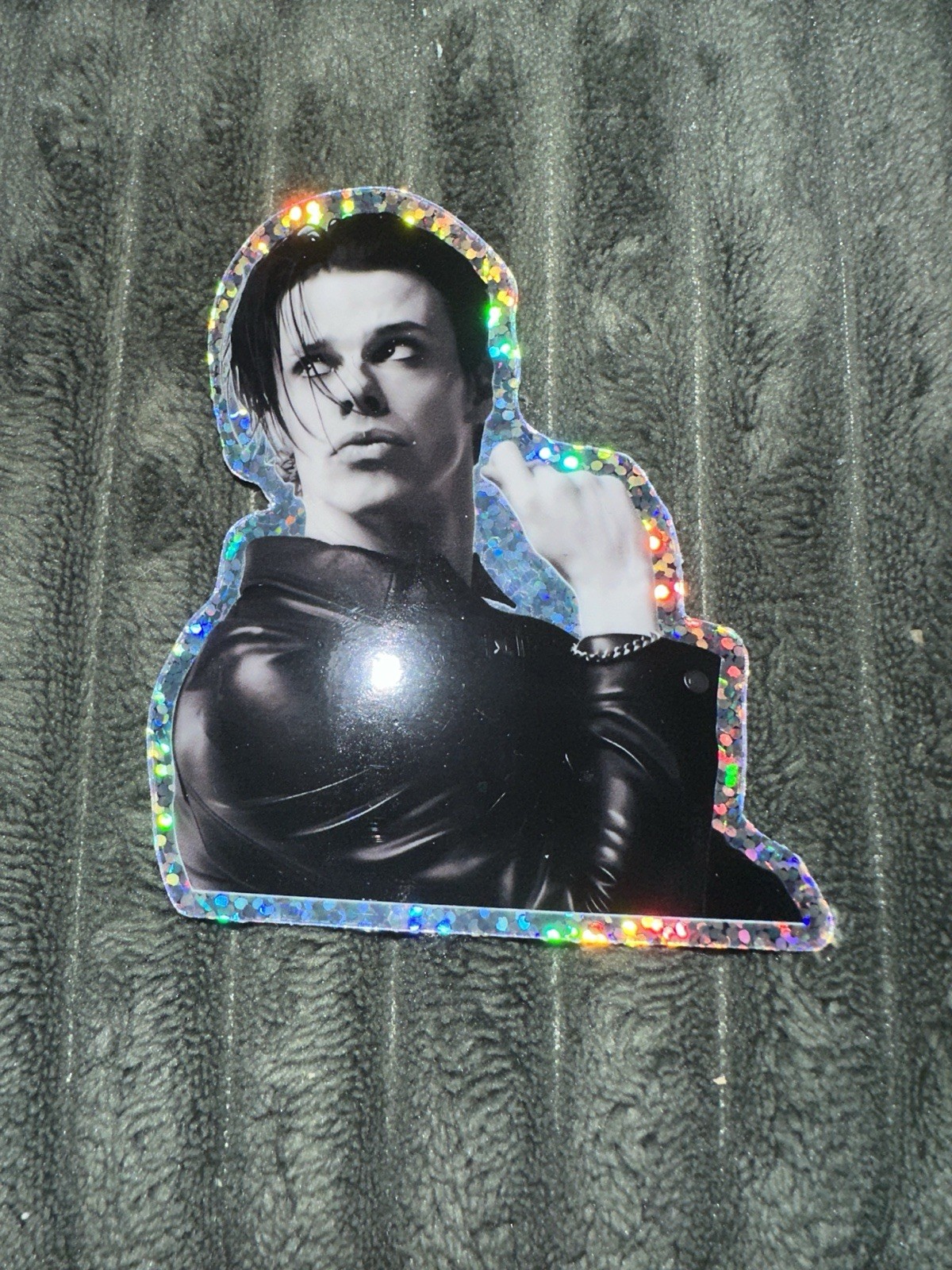 Yungblud Permanent Sticker Glitter Decal Waterproof