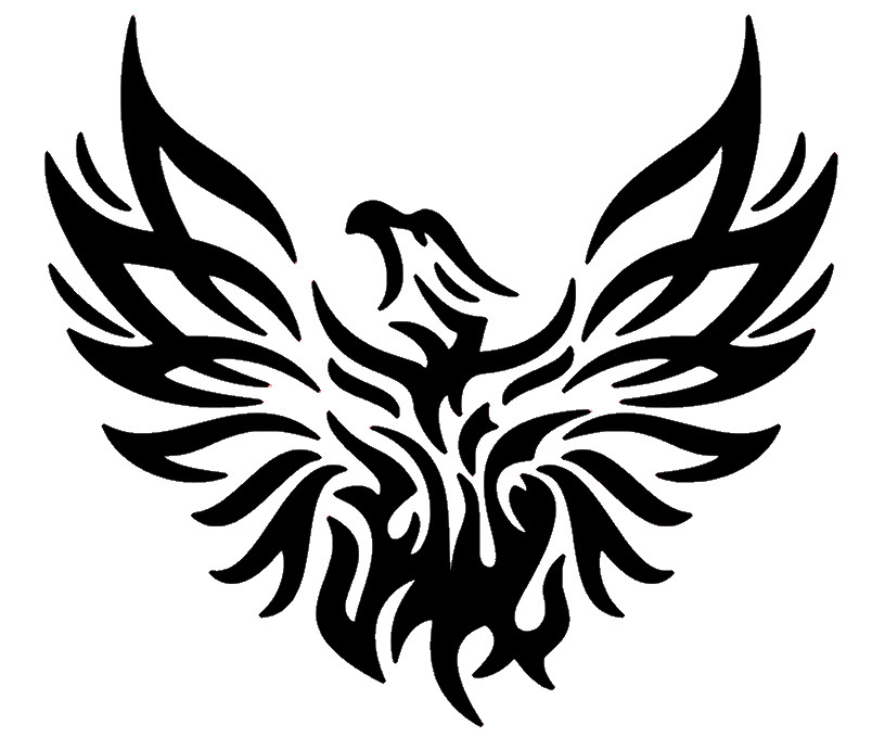 PHOENIX BIRD Decal Stickers for Cars, Windows, Laptops, Tablets, Wall