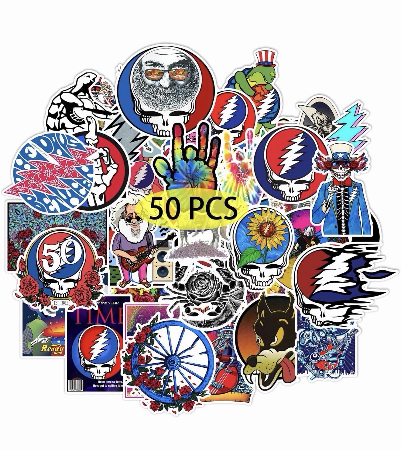 450 Rock & Roll Music Band Stickers Punk Graffiti Vinyl Stickers Laptop Guitar