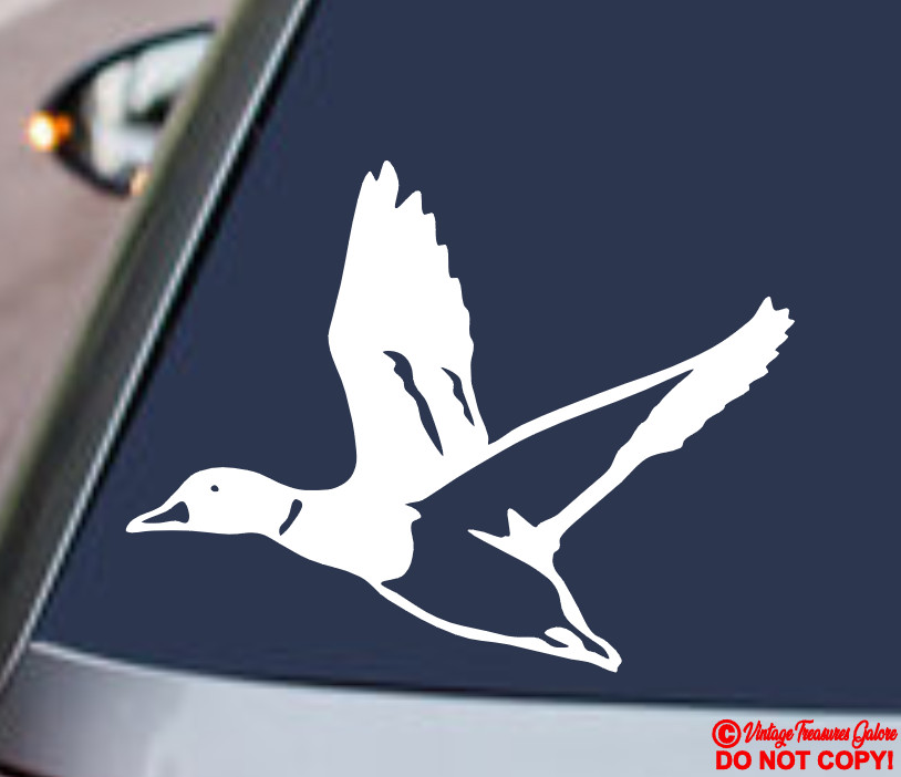 DUCK Vinyl Decal Sticker Boat Car Truck Rear Window Bumper BIRD HUNTING WILDLIFE