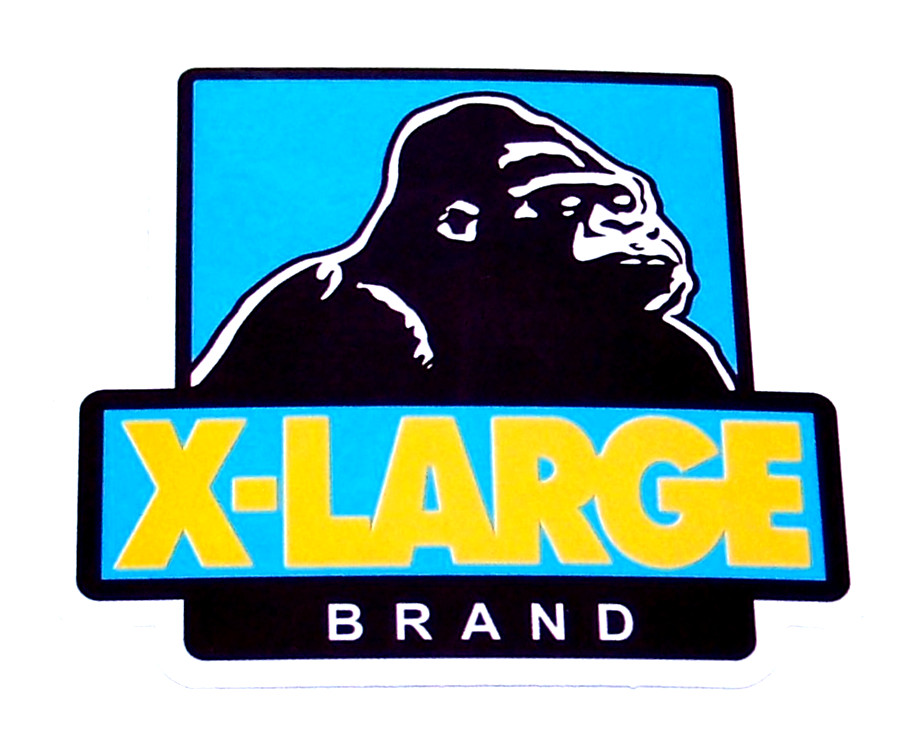 X-LARGE BRAND – Logo Die Cut Sticker Decal Clothes L.A. Streetwear X-Large Brand