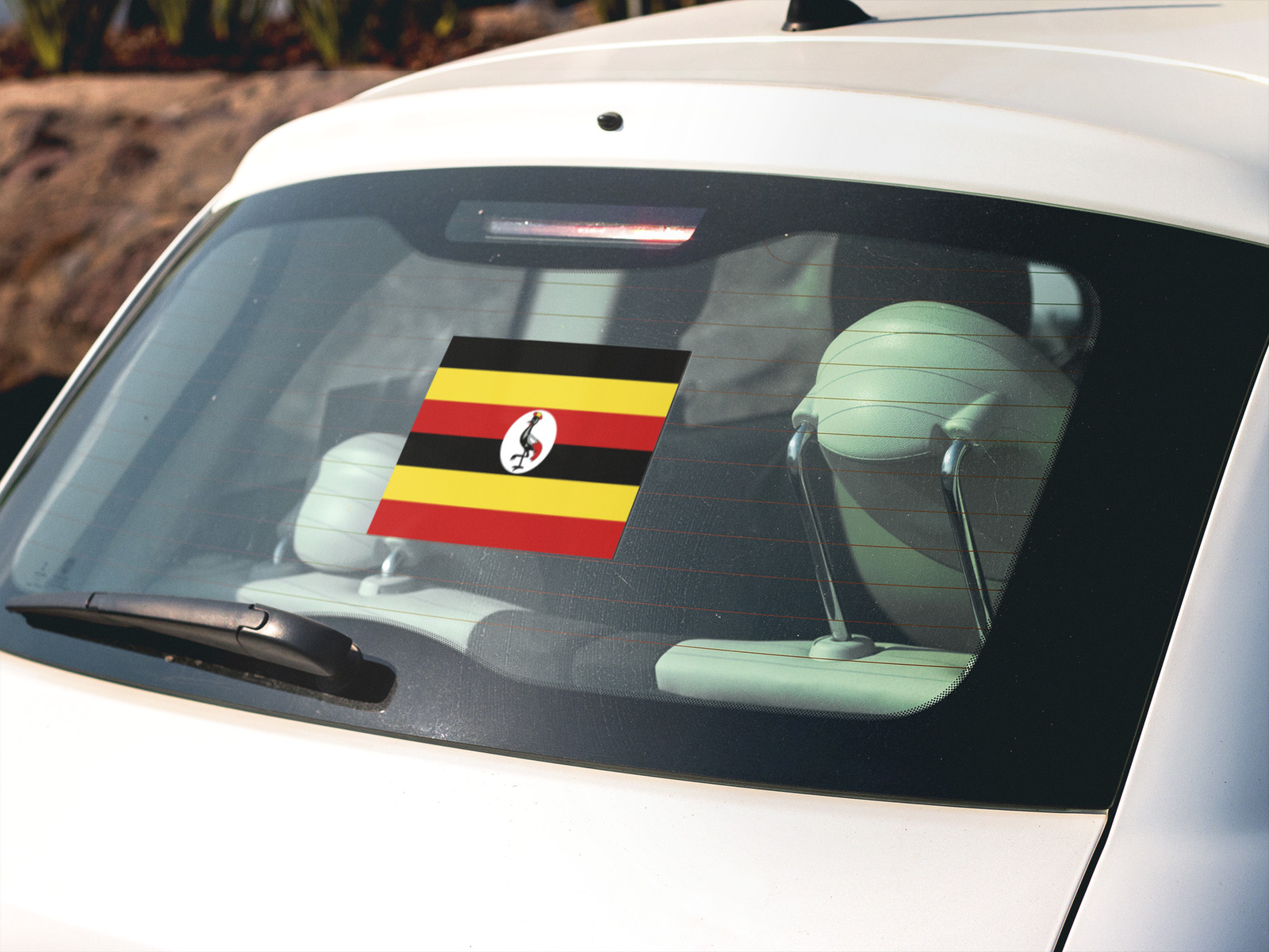 Uganda Flag Sticker Decal