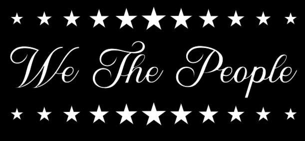 We The People Vinyl Decal Bumper Sticker Car Truck Window Patriotic America USA