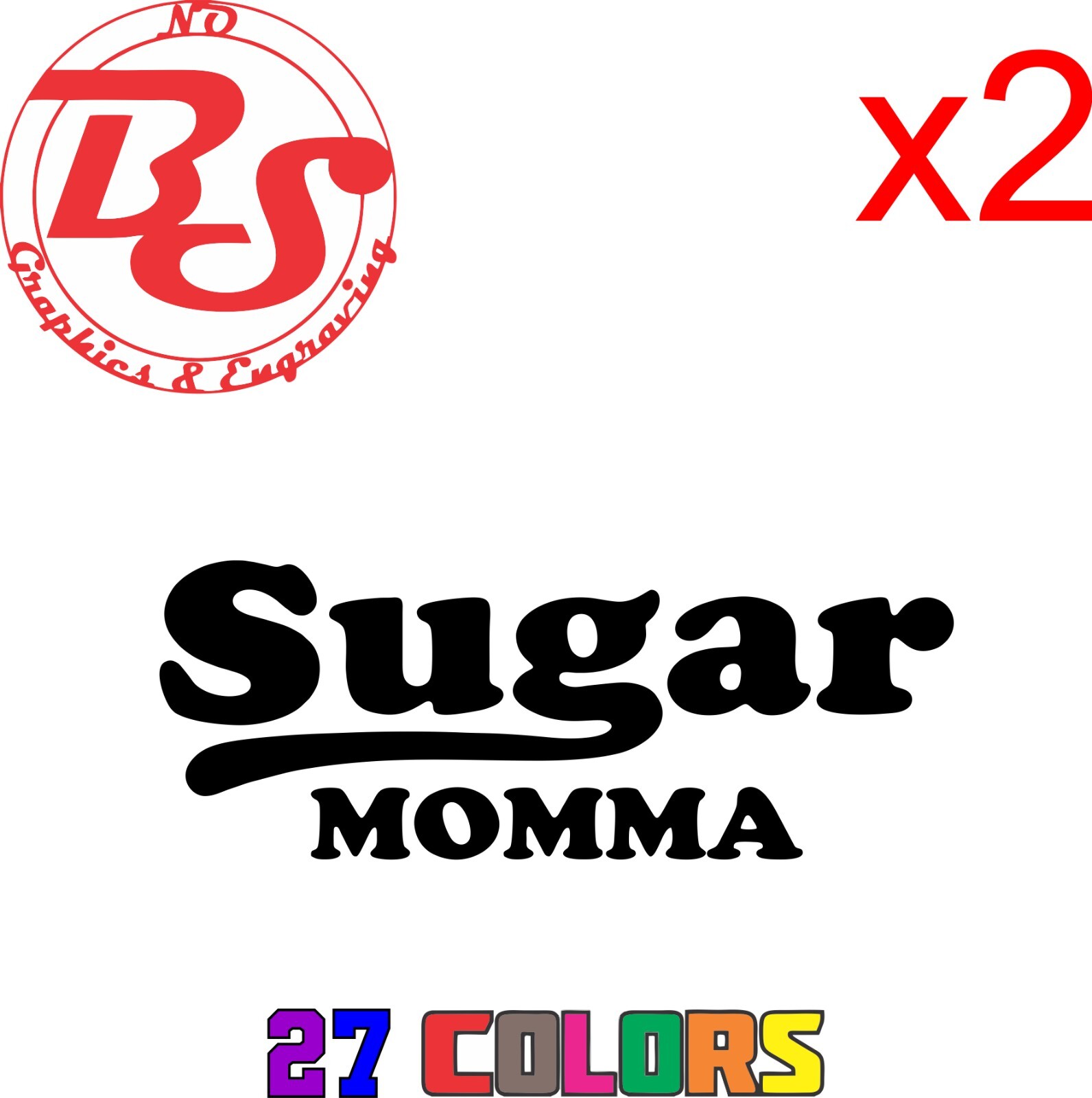6" Sugar Momma Mom Decal Offensive Funny Milf Money Adult Joke JDM Meme noBS