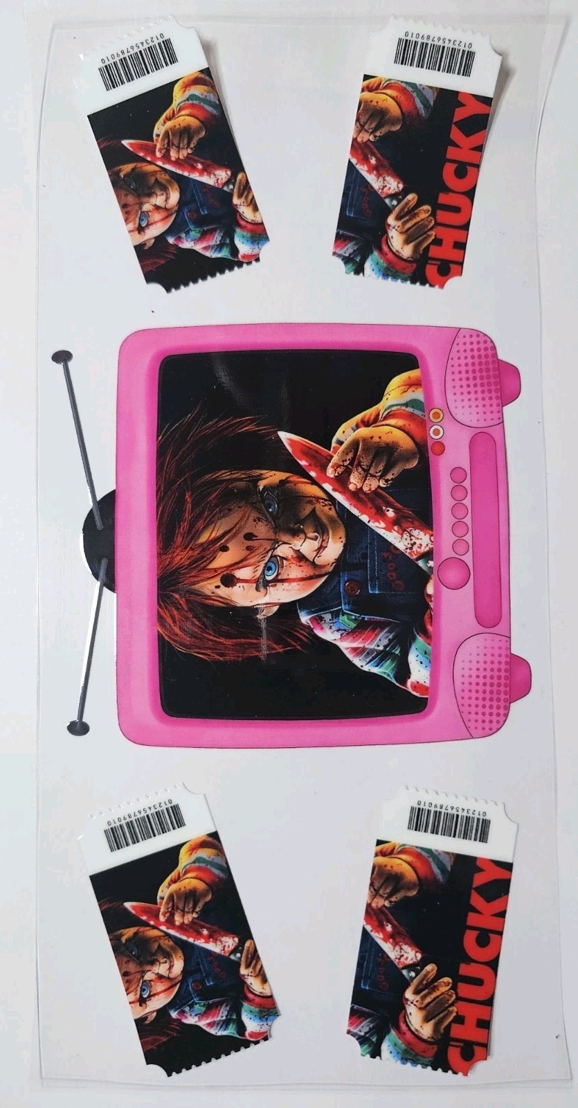 Chucky UV DTF Transfer Sticker Wrap Tumbler UVDTF BUY 10+ GET COMBINED SHIPPING