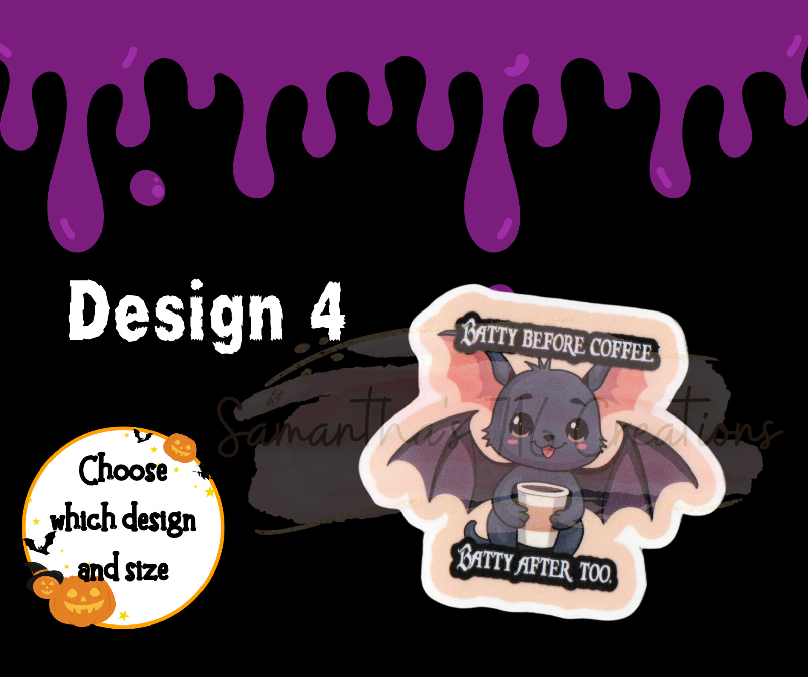 Funny Halloween Vinyl Stickers | Spooky Ghost | Pumpkin | Bat | Witch Hat