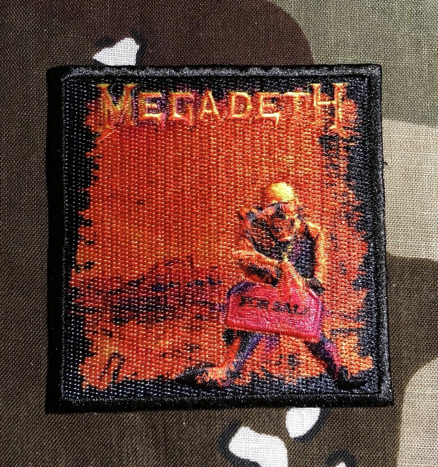 Megadeth Peace Sells Woven Patch M029P