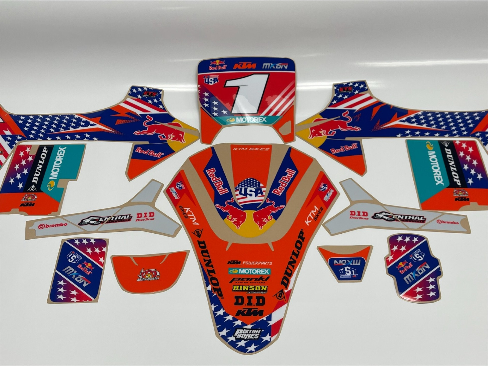KTM SX E2 FULL CUSTOM GRAPHICS THICK USA MADE QUALITY SXE2 SX-E2