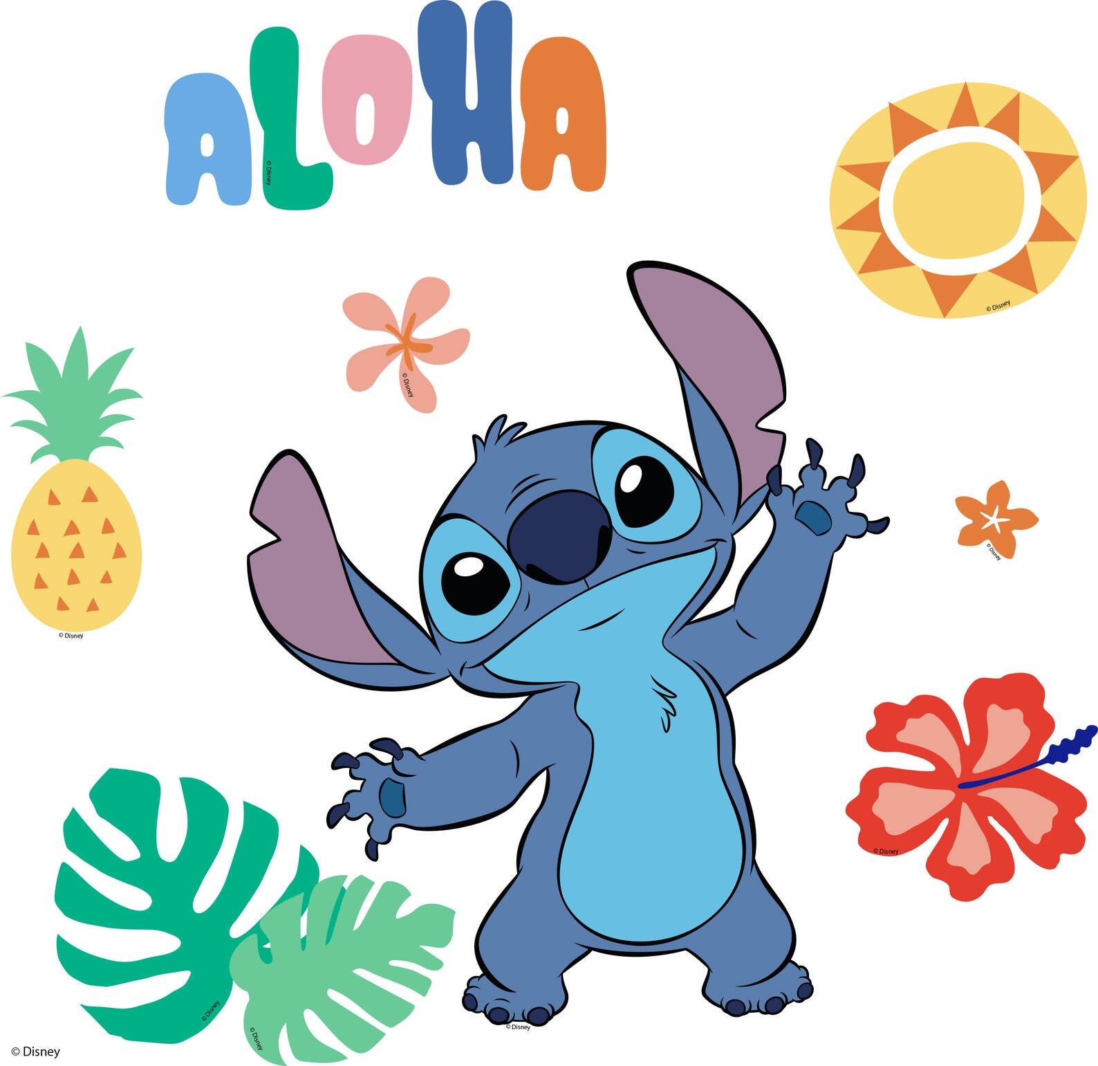 STITCH Room Decorations Removable Repositionable Wall Stickers Decal Home Decor