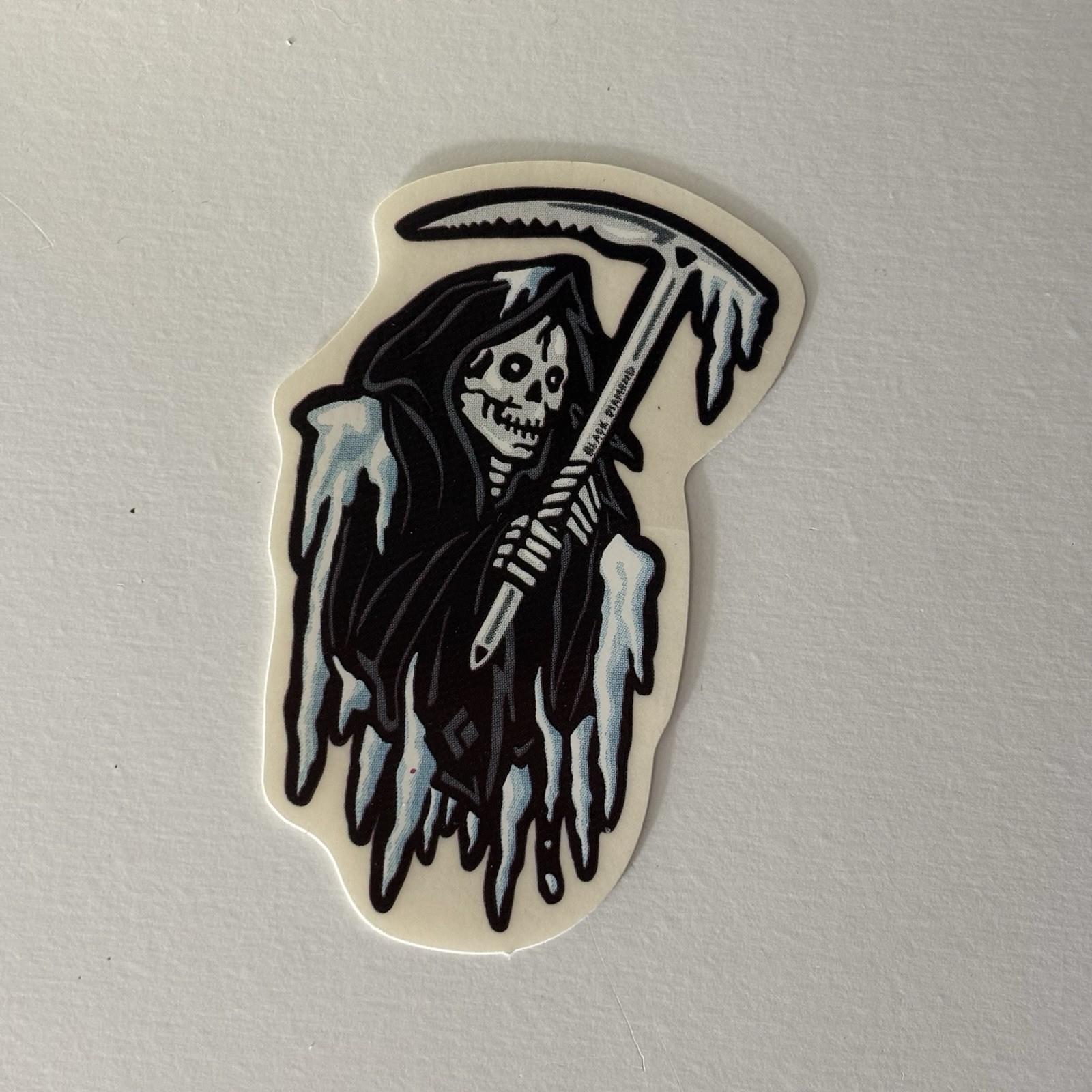 Black Diamond There Grim Reaper Logo Decal Sticker