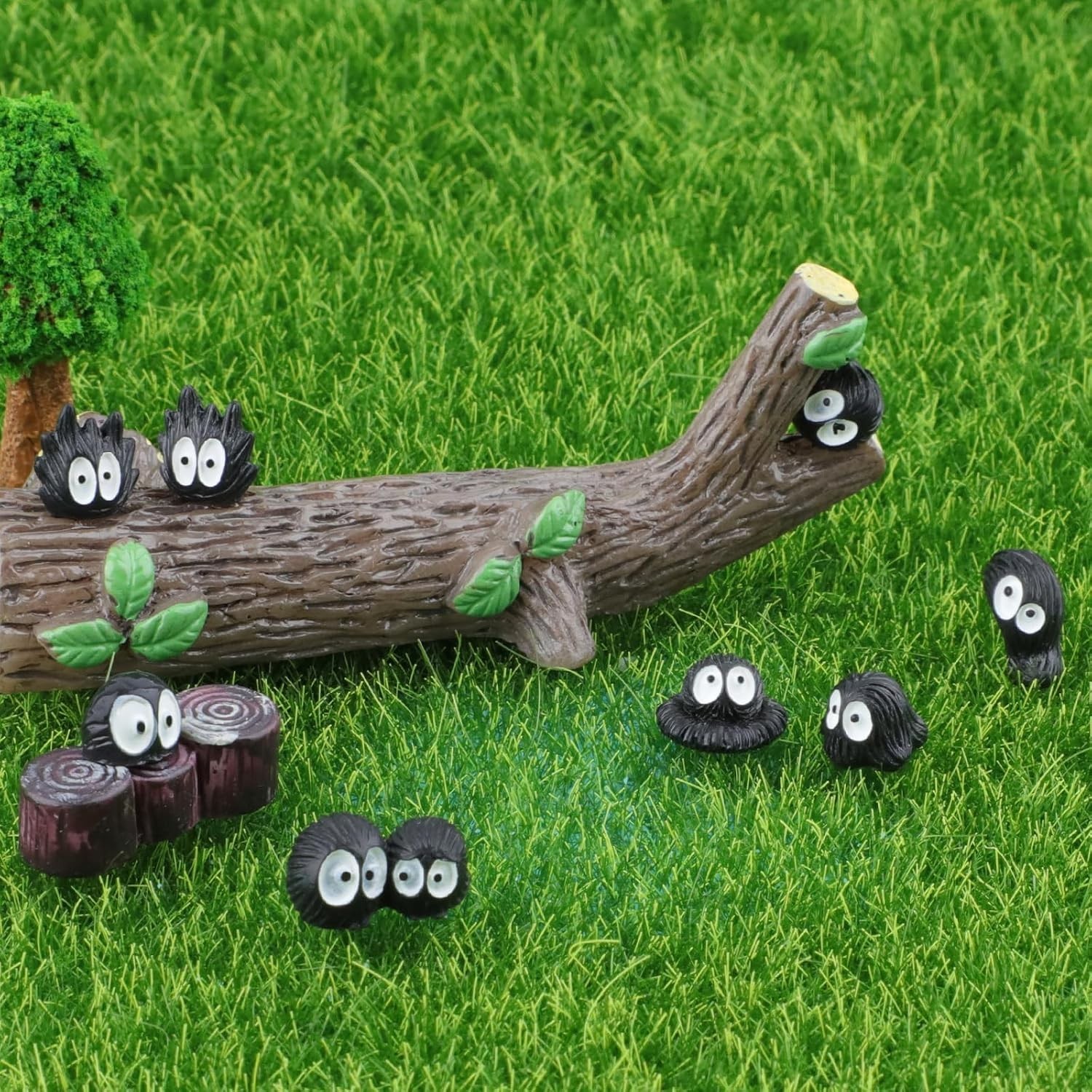 Tiny Soot Sprite Car Decorations – 35 Pcs for Joyful Journeys Everywhere