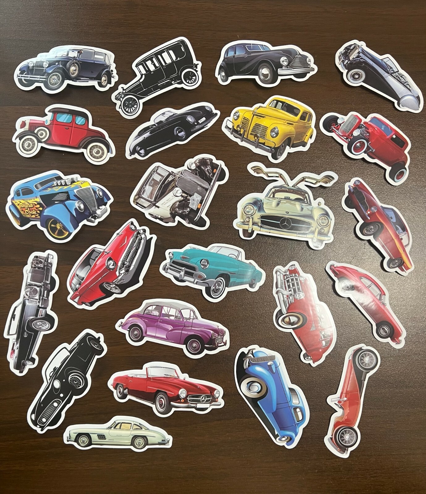 CARTOON SUV AND BUBBLE CAR ~ Stickers Pack~ anime 100 PC