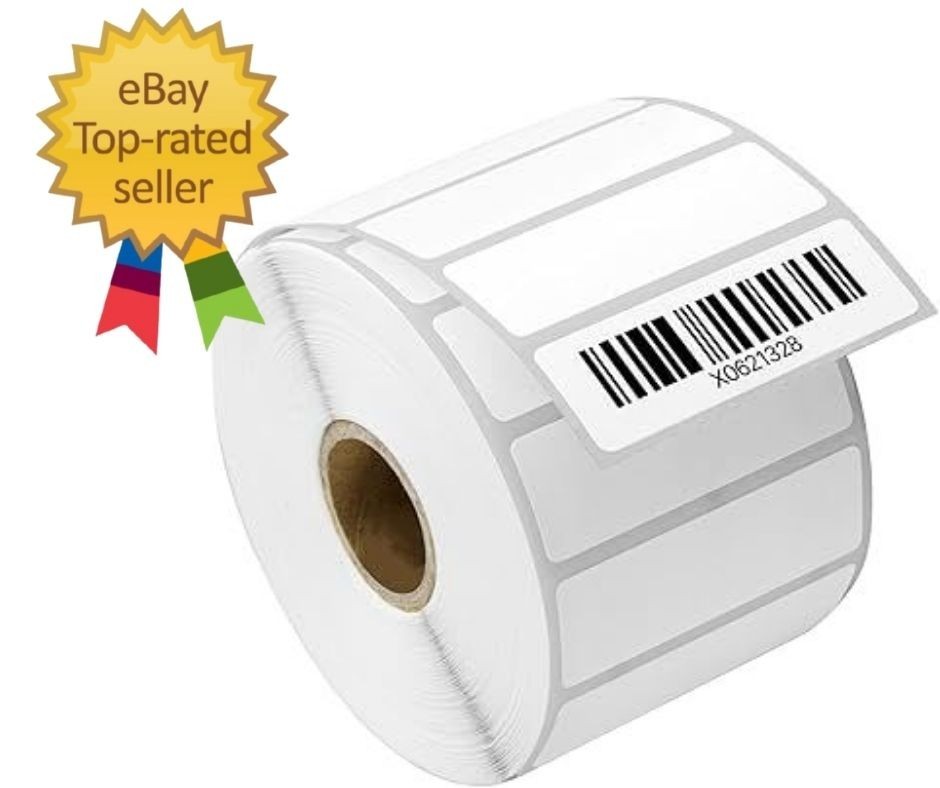 2.25 X 0.75 Inch Direct Thermal Label – Compatible with Rollo Label Printer & Ze