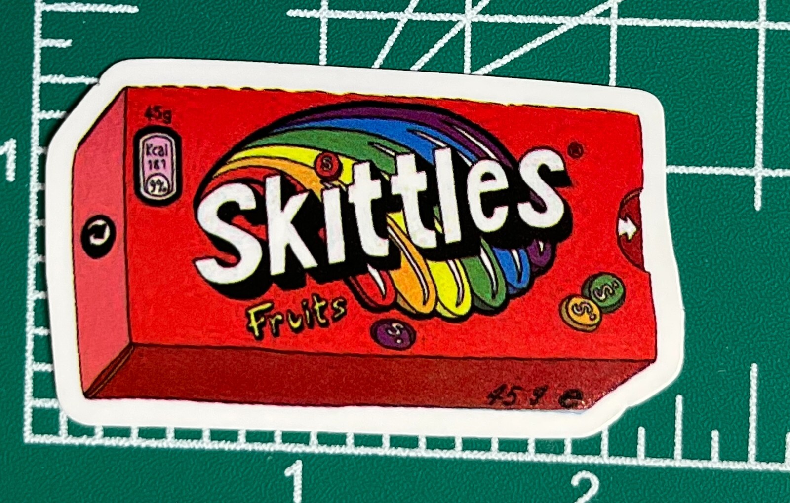 Skittles FRUITS BOX Parody Food Theme Vinyl Decal Sticker Bomb Graffiti RAINBOW