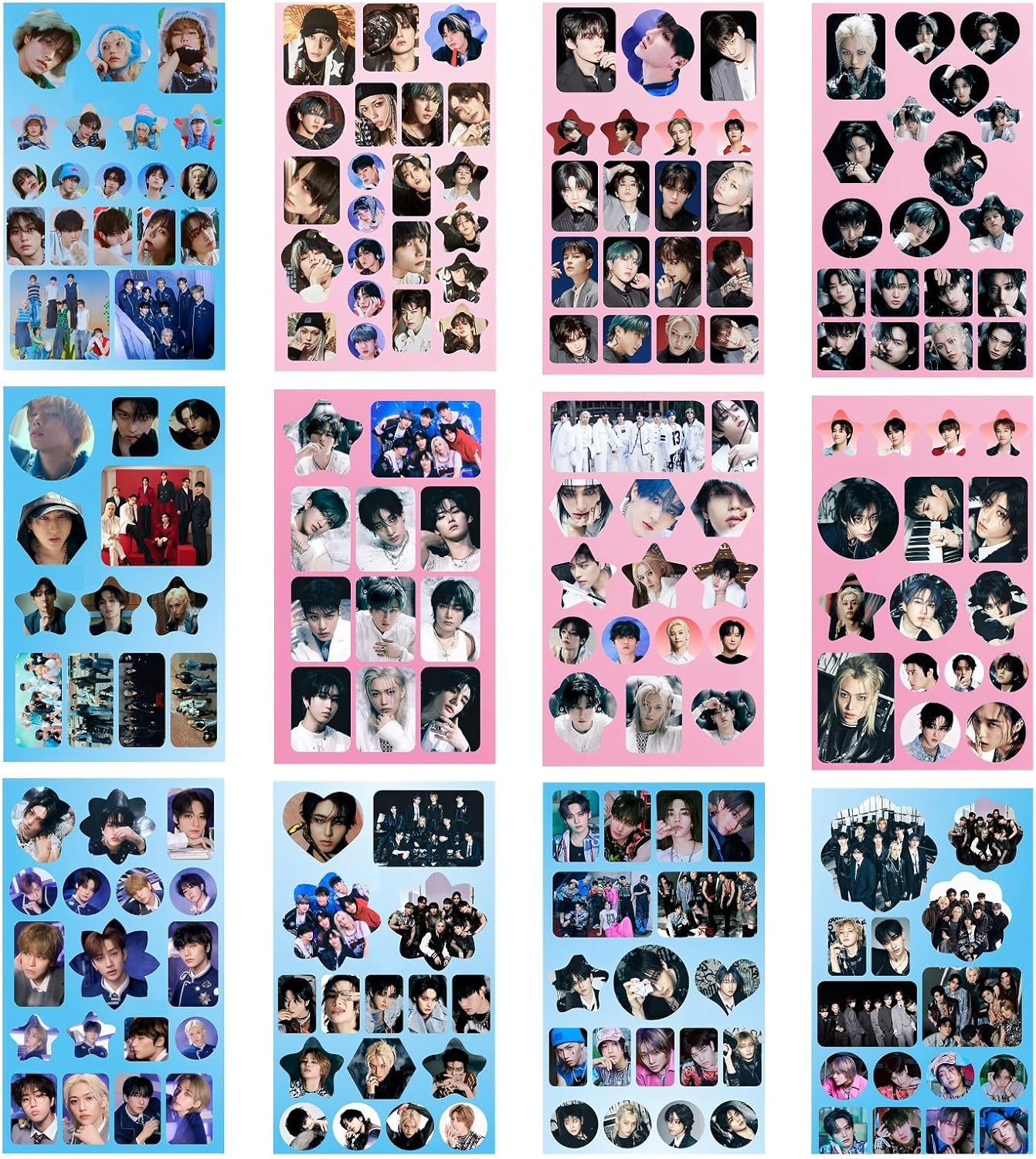 300PCS Stray-Kids Stickers Set,Cute Sticker for Door,Car,Skateboard,Cellphone,Gi