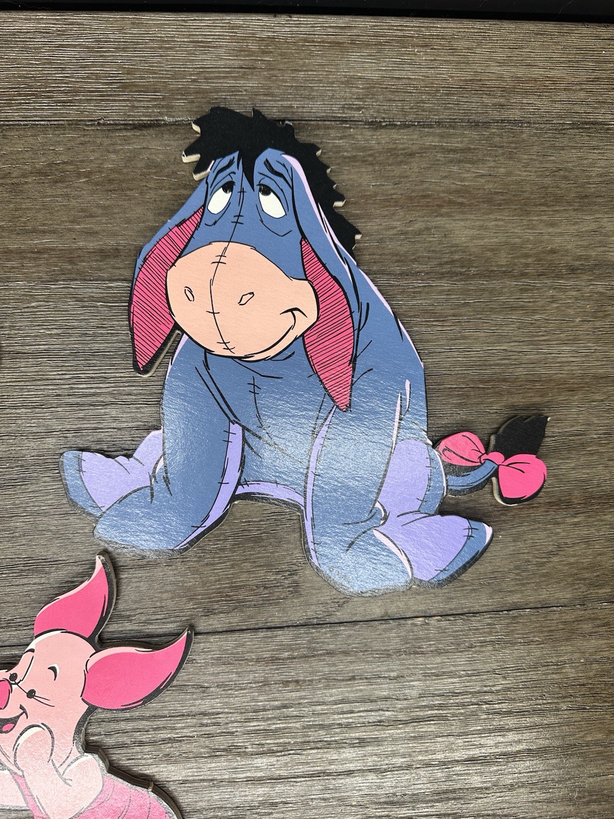 Vtg Winnie the Pooh & Friends Disney Wall Art LOT OF 3 Nursery Kid Pressed Board